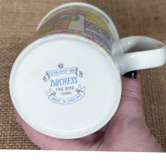 Duchess Fine Bone China Arabian Nights Coffee Mug Cup Colorful Whimsical England - Picture 6 of 6